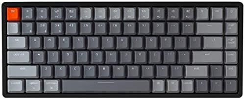 Keychron K2 Wireless Mechanical Keyboard  75  Layout 84 Key Bluetooth/USB C Wired Compact RGB Backlit Anti Ghosting/N Key Rollover  Gateron G Pro Brown Switch Aluminum Frame for Mac Windows  Version 2