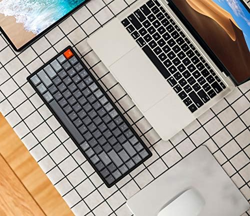 Keychron K2 Wireless Mechanical Keyboard  75  Layout 84 Key Bluetooth/USB C Wired Compact RGB Backlit Anti Ghosting/N Key Rollover  Gateron G Pro Brown Switch Aluminum Frame for Mac Windows  Version 2