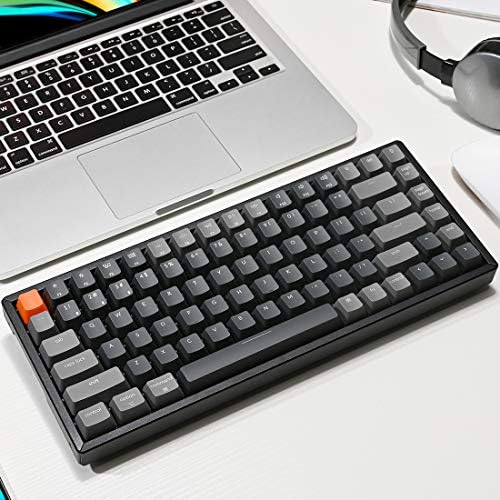 Keychron K2 Wireless Mechanical Keyboard  75  Layout 84 Key Bluetooth/USB C Wired Compact RGB Backlit Anti Ghosting/N Key Rollover  Gateron G Pro Brown Switch Aluminum Frame for Mac Windows  Version 2