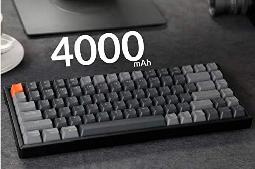 Keychron K2 Wireless Mechanical Keyboard  75  Layout 84 Key Bluetooth/USB C Wired Compact RGB Backlit Anti Ghosting/N Key Rollover  Gateron G Pro Brown Switch Aluminum Frame for Mac Windows  Version 2