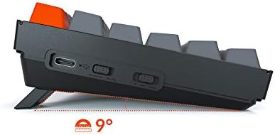 Keychron K2 Wireless Mechanical Keyboard  75  Layout 84 Key Bluetooth/USB C Wired Compact RGB Backlit Anti Ghosting/N Key Rollover  Gateron G Pro Brown Switch Aluminum Frame for Mac Windows  Version 2