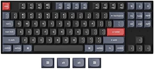 Keychron K8 Pro QMK/VIA Wireless Mechanical Keyboard  Hot Swappable TKL Custom Programmable Macro Wired Keyboard with Gateron G Pro Brown Switch  White Backlit  PBT Keycaps for Mac Windows Linux