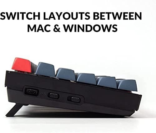 Keychron K8 Pro QMK/VIA Wireless Mechanical Keyboard  Hot Swappable TKL Custom Programmable Macro Wired Keyboard with Gateron G Pro Brown Switch  White Backlit  PBT Keycaps for Mac Windows Linux
