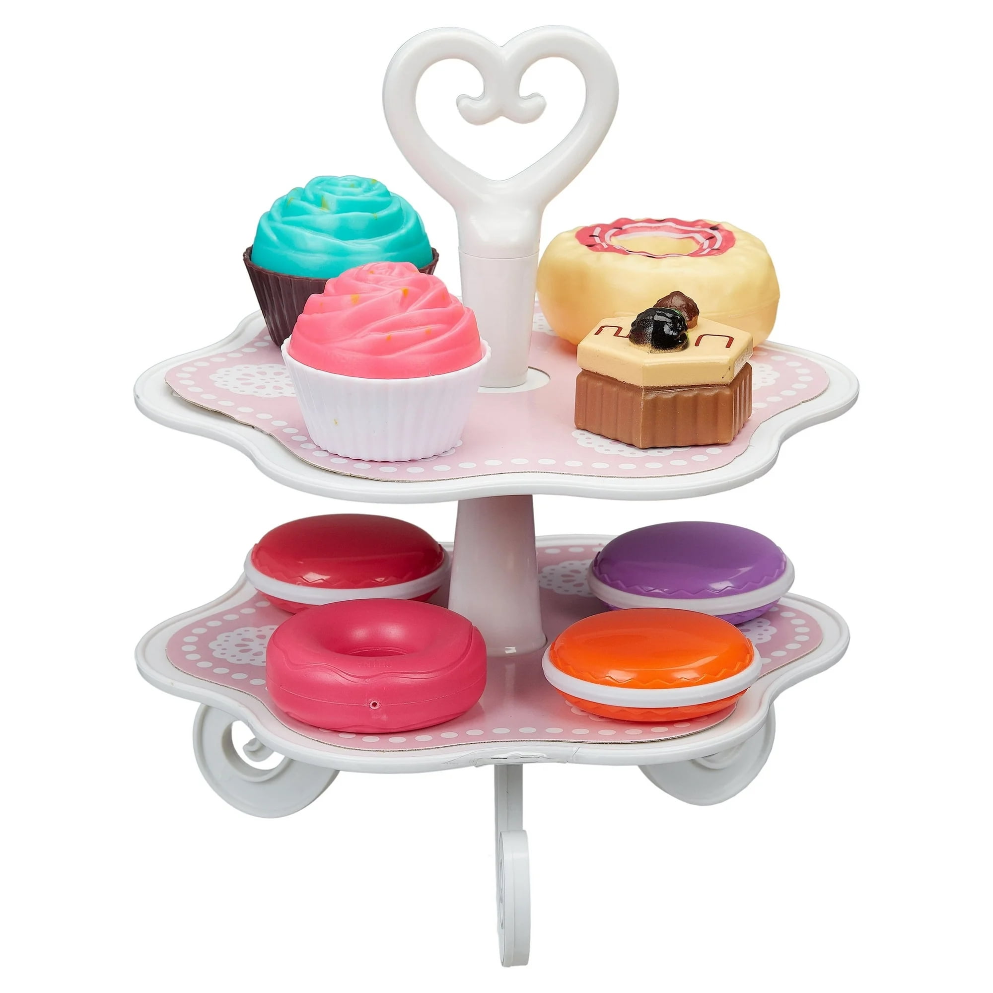 Kid Connection Flower Tea Cart Play Set  45 Pieces  Toddler Toys