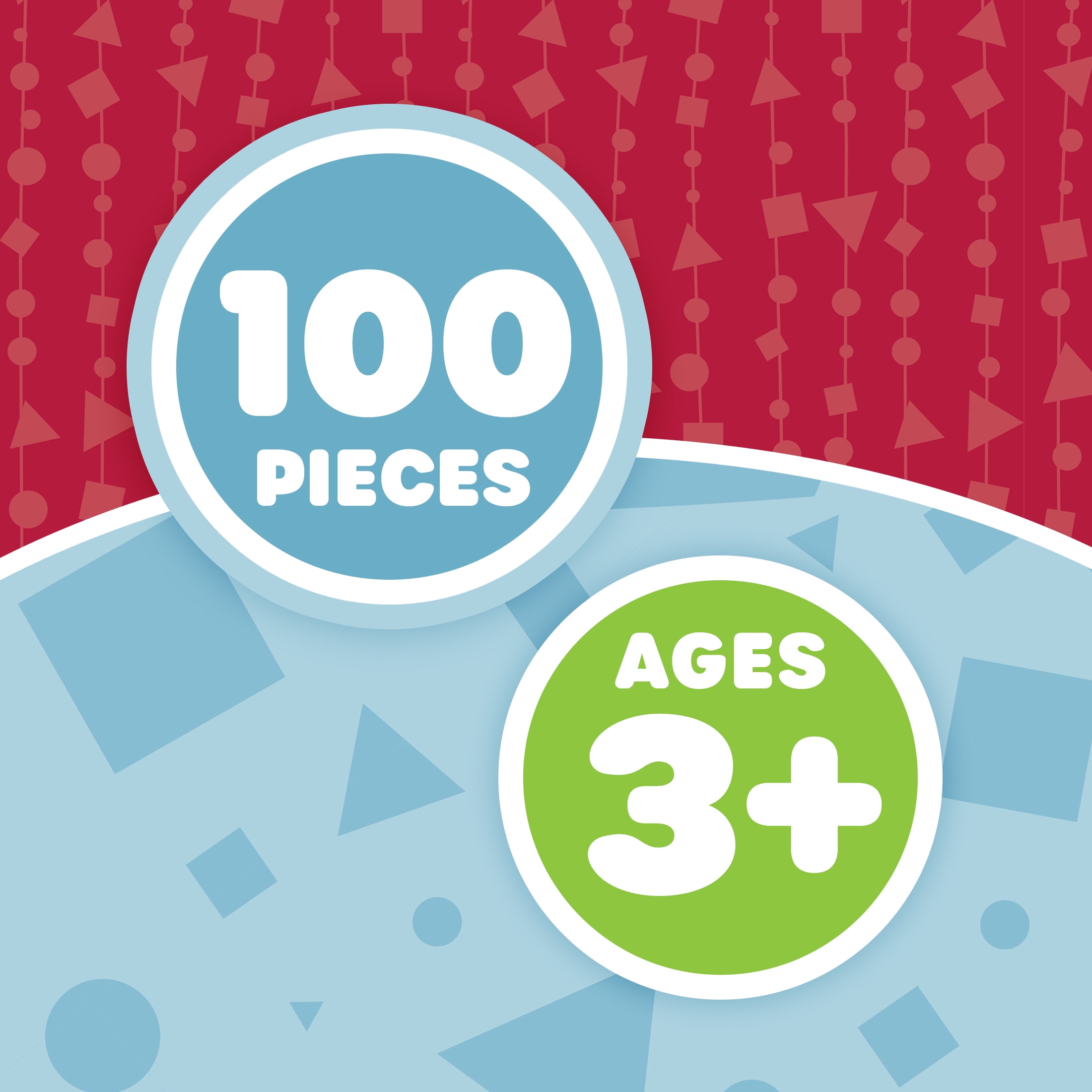 Kid Connection Play Food Basket  100 Pieces  Toddler Toys