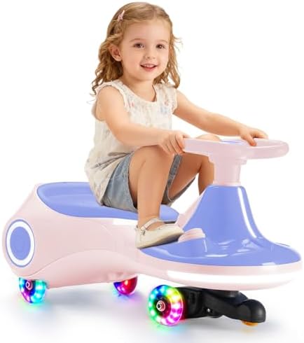 Kids Electric Motorcycle  Electric Scooter for 3 8  3 Wheel 12V Electric Ride On Scooter with Light Ride  Music  USB with Storage Compartments & Soft Start  Motorcycle for Girls  Pink