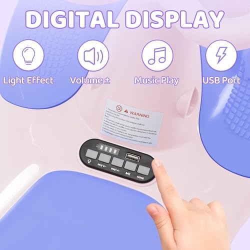 Kids Electric Motorcycle  Electric Scooter for 3 8  3 Wheel 12V Electric Ride On Scooter with Light Ride  Music  USB with Storage Compartments & Soft Start  Motorcycle for Girls  Pink