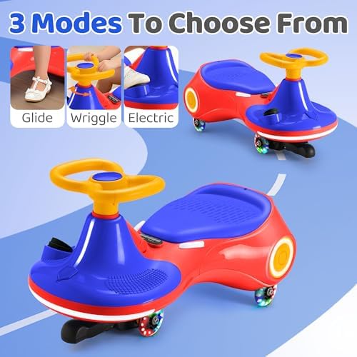 Kids Electric Motorcycle  Electric Scooter for 3 8  3 Wheel 12V Electric Ride On Scooter with Light Ride  Music  USB with Storage Compartments & Soft Start  Motorcycle for Girls  Pink