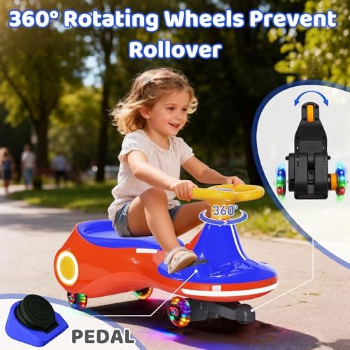 Kids Electric Motorcycle  Electric Scooter for 3 8  3 Wheel 12V Electric Ride On Scooter with Light Ride  Music  USB with Storage Compartments & Soft Start  Motorcycle for Girls  Pink