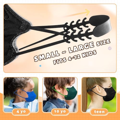 Kids KN95 Face Mask Disposable   50 Pack KN95 Kid Masks Children Small Size Kids Breathable KN95 Mask Mascaras KN95 Para Ni os