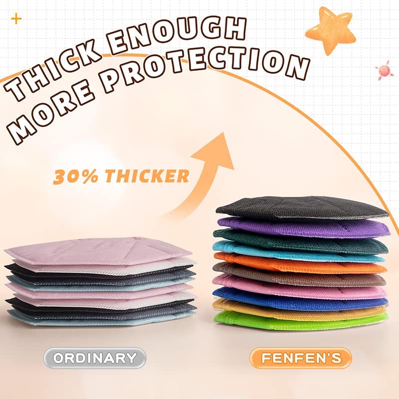 Kids KN95 Face Mask Disposable   50 Pack KN95 Kid Masks Children Small Size Kids Breathable KN95 Mask Mascaras KN95 Para Ni os