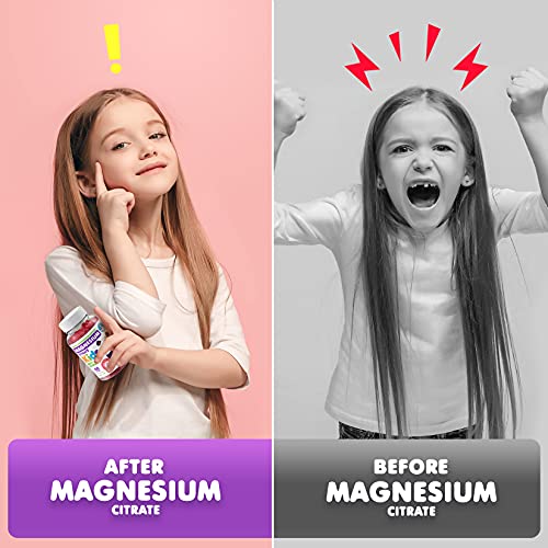 Kids Magnesium 120 count and Magnesium 60 count Gummies Sugar Free   Calm Magnesium Gummies Supplement for Children  Sugar Free Magnesium Calm Chews for Kids & Adults