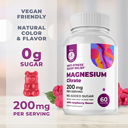 Kids Magnesium 120 count and Magnesium 60 count Gummies Sugar Free   Calm Magnesium Gummies Supplement for Children  Sugar Free Magnesium Calm Chews for Kids & Adults