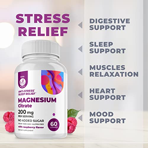 Kids Magnesium 120 count and Magnesium 60 count Gummies Sugar Free   Calm Magnesium Gummies Supplement for Children  Sugar Free Magnesium Calm Chews for Kids & Adults