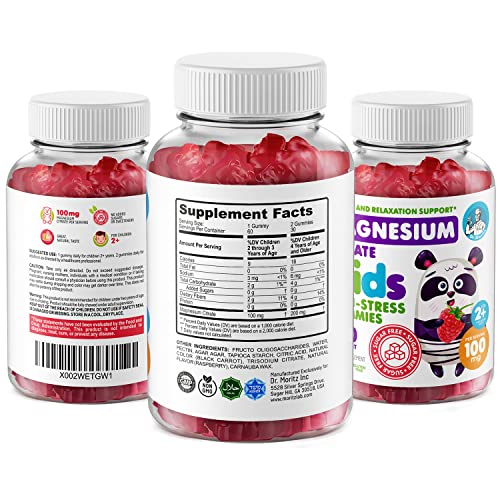 Kids Magnesium 120 count and Magnesium 60 count Gummies Sugar Free   Calm Magnesium Gummies Supplement for Children  Sugar Free Magnesium Calm Chews for Kids & Adults