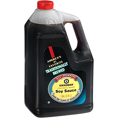 Kikkoman   Traditionally Brewed Soy Sauce  All Purpose Seasoning   1 Gallon  Pack of 1
