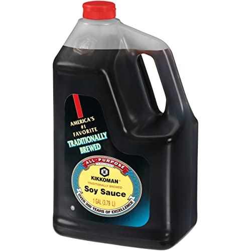 Kikkoman   Traditionally Brewed Soy Sauce  All Purpose Seasoning   1 Gallon  Pack of 1