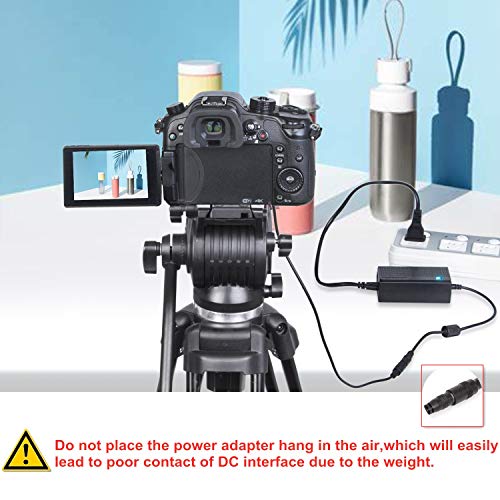 Kimaru AC PW20 Power Supply Adapter NP FW50 Dummy Battery Kit for Sony Alpha ZV E10 A6000 A6100 A6300 A6400 A6500 A5000 A5100 A7 A7II A7RII A7S A7SII RX10II III IV NEX3/5/6/7 Cameras 