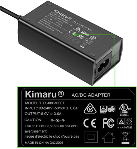 Kimaru AC PW20 Power Supply Adapter NP FW50 Dummy Battery Kit for Sony Alpha ZV E10 A6000 A6100 A6300 A6400 A6500 A5000 A5100 A7 A7II A7RII A7S A7SII RX10II III IV NEX3/5/6/7 Cameras 