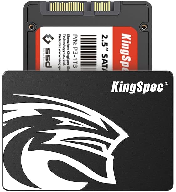 KingSpec 1TB 2 5 SSD SATA III Internal   550MB/s Read  520MB/s Write with 3D NAND Flash  for Laptop & Desktop PC Upgrade