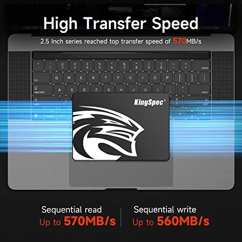 KingSpec 1TB 2 5 SSD SATA III Internal   550MB/s Read  520MB/s Write with 3D NAND Flash  for Laptop & Desktop PC Upgrade