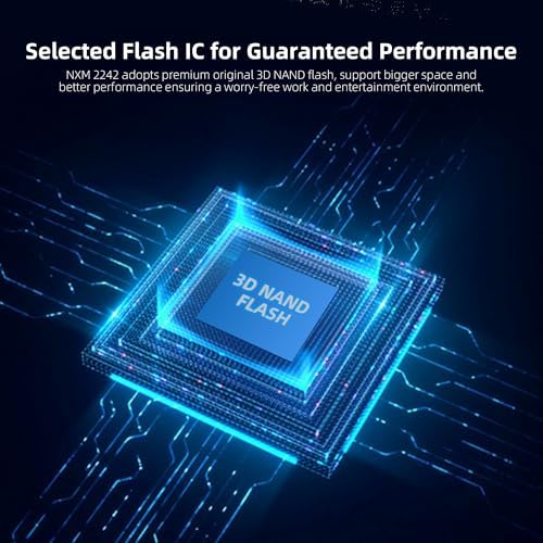 KingSpec 1TB M 2 2242 NVMe SSD   Up to 3500 MB/s Read Speed  PCIe 3 0 SSD with 3D NAND Flash  Compatible with PC  Laptop and Desktop