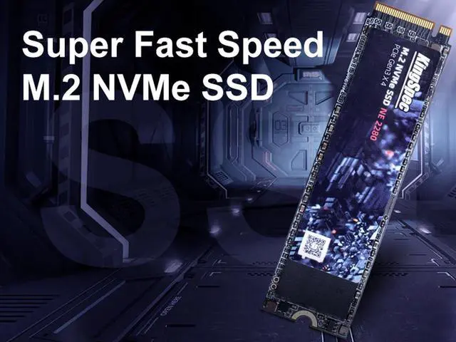 KingSpec M2 SSD NVMe 1TB M 2 2280 PCIe Gen 3 0X4 SSD Internal Solid State Drive Computer Disk Data Storage NAND Flash Hard Drives PC Desktop Laptop Ultrabook