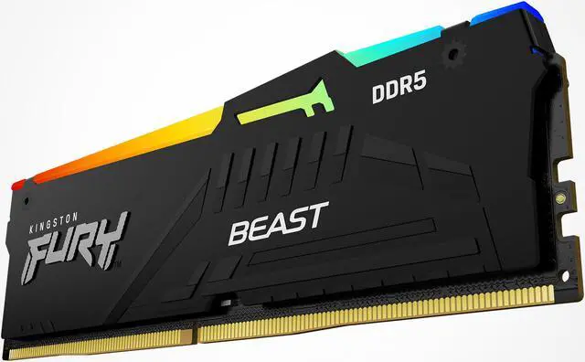 Memoria RAM Kingston FURY Beast de 64 GB (2 x 32 GB) para PC de 288 pines DDR5 6000 (PC5 48000) (memoria de escritorio), modelo KF560C36BBE2AK2-64