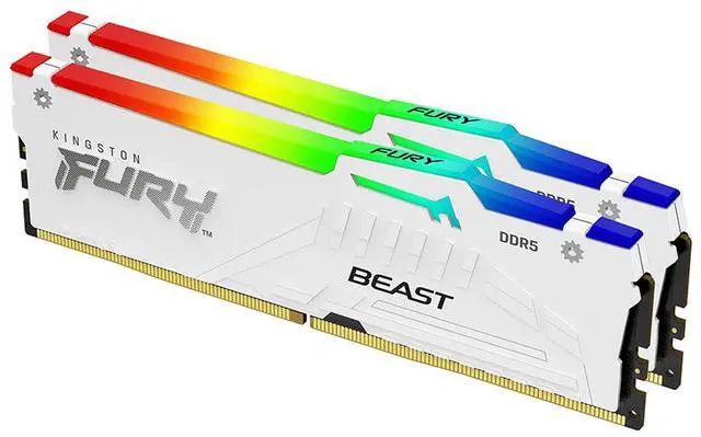 Kingston FURY Beast 32GB  2 x 16GB  288 Pin PC RAM DDR5 6000  PC5 48000  Memory  Desktop Memory  Model KF560C30BWEAK2 32