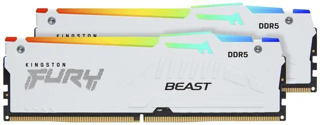 Kingston FURY Beast 32GB  2 x 16GB  288 Pin PC RAM DDR5 6000  PC5 48000  Memory  Desktop Memory  Model KF560C30BWEAK2 32