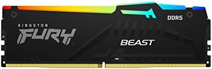 Kingston FURY Beast 32GB 6000MT/s DDR5 CL36 RGB Desktop Memory Single Module   Infrared Syncing   AMD EXPO   KF560C36BBEA 32