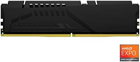 Kingston FURY Beast 32GB 6000MT/s DDR5 CL36 Desktop Memory   AMD EXPO   Single Module   KF560C36BBE2 32