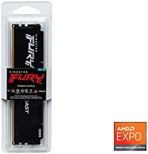 Kingston FURY Beast 32GB 6000MT/s DDR5 CL36 Desktop Memory   AMD EXPO   Single Module   KF560C36BBE2 32