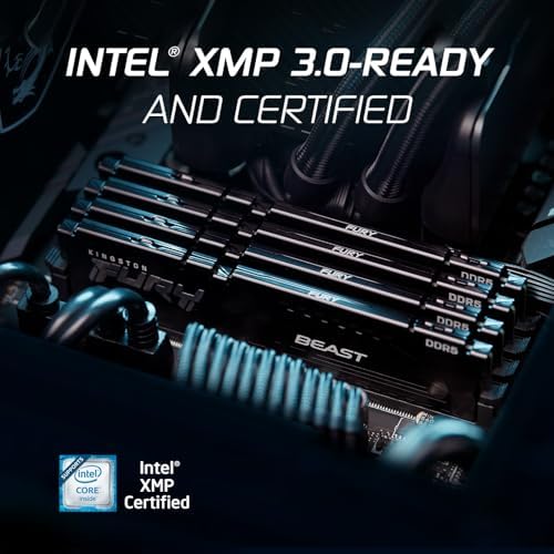 Kingston FURY Beast 32GB  2x16GB  6000MT/s DDR5 CL30 Desktop Memory   AMD EXPO   Kit of 2   KF560C30BBEK2 32