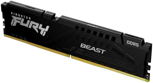 Kingston FURY Beast 32GB  2x16GB  6000MT/s DDR5 CL30 Desktop Memory   AMD EXPO   Kit of 2   KF560C30BBEK2 32