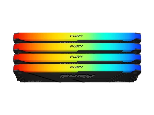 Kingston FURY Beast 32GB  4 x 8GB  288 Pin PC RAM DDR4 3200  PC4 25600  Desktop