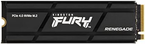 Kingston FURY Renegade 2TB PCIe Gen 4 0 NVMe M 2 Internal Gaming SSD with Heat Sink   PS5 Ready   Up to 7300MB/s   SFYRDK/2000G