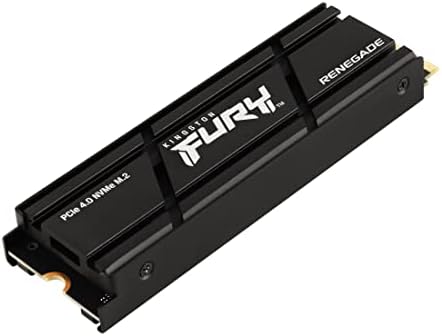 Kingston FURY Renegade 2TB PCIe Gen 4 0 NVMe M 2 Internal Gaming SSD with Heat Sink   PS5 Ready   Up to 7300MB/s   SFYRDK/2000G