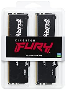Kingston Fury Beast RGB 32GB 5200MT/s DDR5 CL40 DIMM Desktop Memory  Kit of 2    Intel XMP 3 0   Infrared Sync Technology   Overclocking Stability   KF552C40BBAK2 32