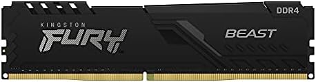 Kingston Fury Beast 16GB 3200MHz DDR4 CL16 Desktop Memory Single Stick KF432C16BB/16  Black