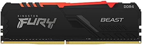 Kingston Fury Beast 16GB 3200MHz DDR4 CL16 Desktop Memory Single Stick KF432C16BB/16  Black