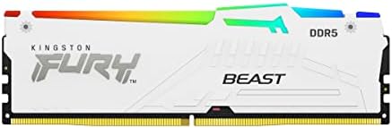 Kingston Fury Beast RGB 32GB  2x16GB  6000MT/s DDR5 CL36 Desktop Memory Kit of 2   Infrared Sync Technology   AMD Expo   KF560C36BBEAK2 32