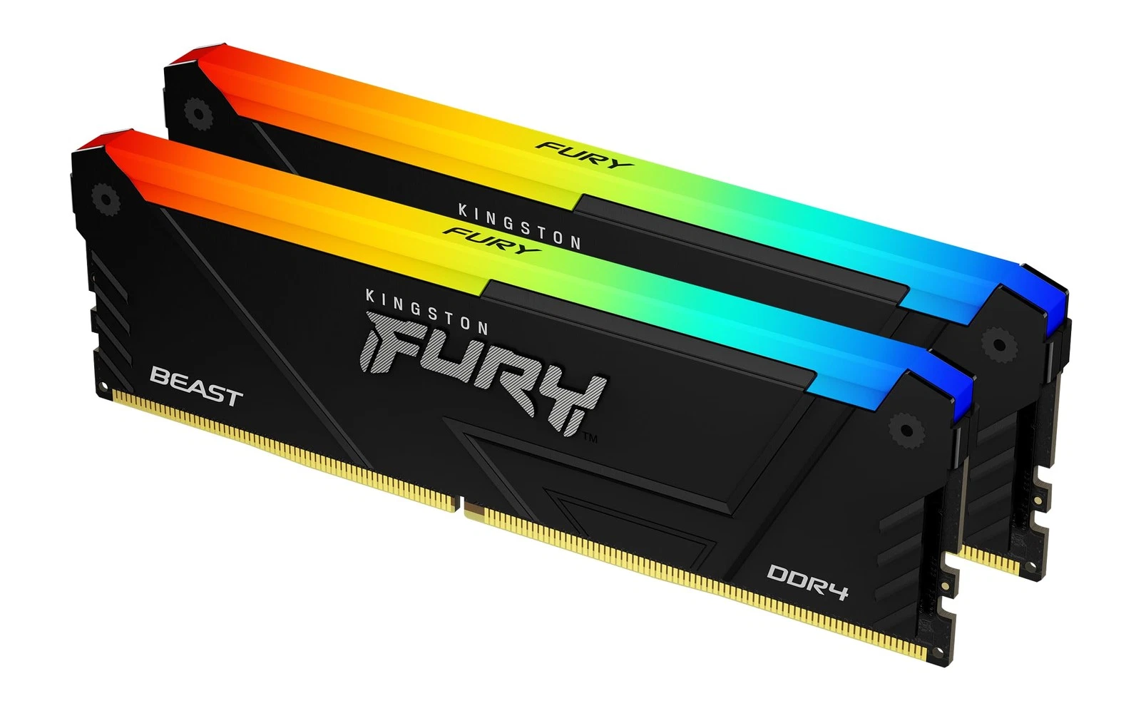 Kingston Fury Beast RGB 32GB 3200MT/s DDR4  2x16GB   KF432C16BB12AK2/32 