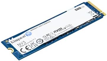 Kingston NV3 500GB M 2 2280 NVMe SSD   PCIe 4 0 Gen 4x4   Up to 5000 MB/s   SNV3S/500G