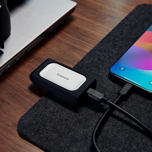 Kingston XS2000 1TB High Performance Portable SSD with USB C   Pocket sized   USB 3 2 Gen 2x2   External Solid State Drive   Up to 2000MB/s   SXS2000/1000G