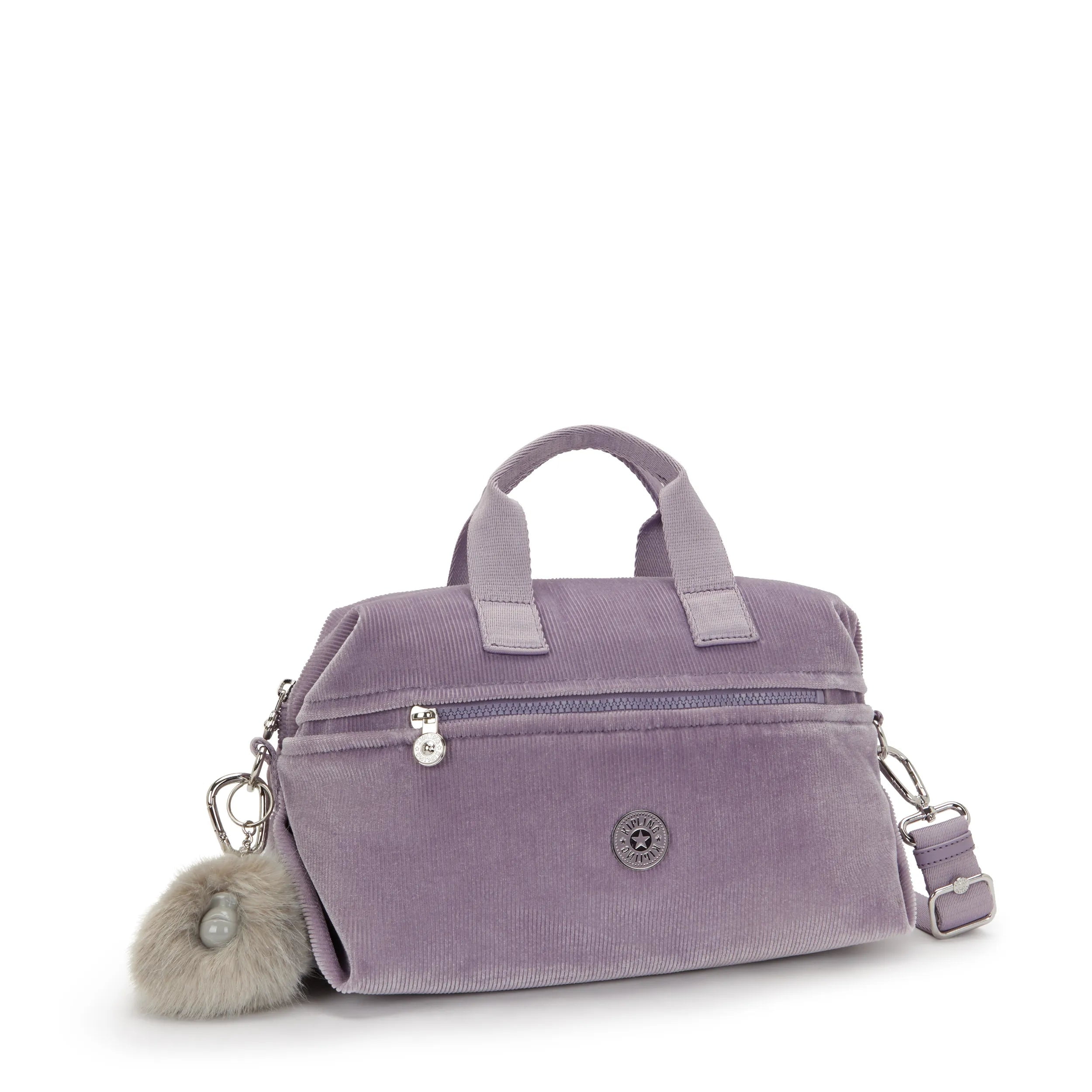 Kipling Hasset Corduroy Shoulder Bag