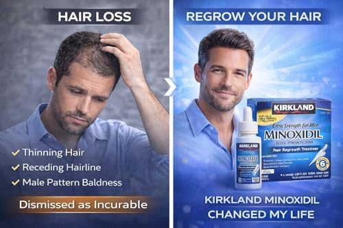 Kirkland Minoxidil 5  Extra Strength Men Hair Regrowth  12 Month Supply 