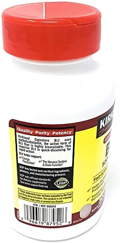 Kirkland Signature B 12 5000 mcg  300 Tablets  2 Pack 
