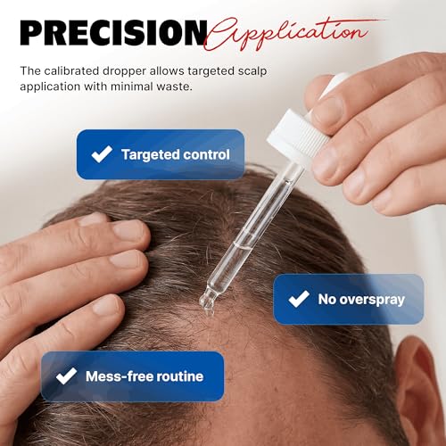 Kirkland Tratamiento exclusivo para el crecimiento del cabello extra fuerte para hombres, solución tópica de minoxidil al 5%, 2 onzas líquidas, paquete de 6