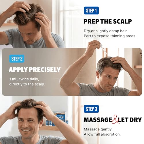 Kirkland Signature Minoxidil Topical Solution USP 5   Extra Strength Hair Regrowth Treatment for Men  6 Months Supply